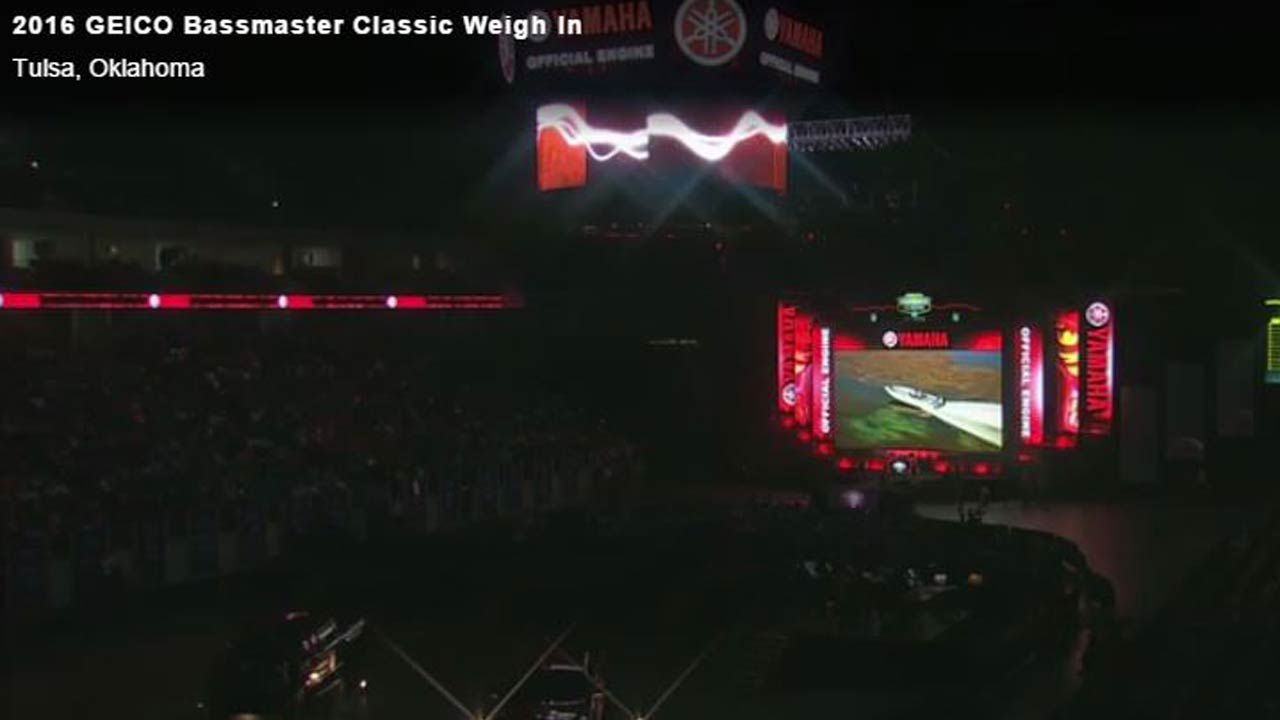 Weigh-In Begins For 2016 Bassmaster Classic At Tulsa's BOK Center