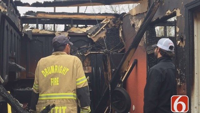 Drumright Firefighter's Home Reduced To Ash