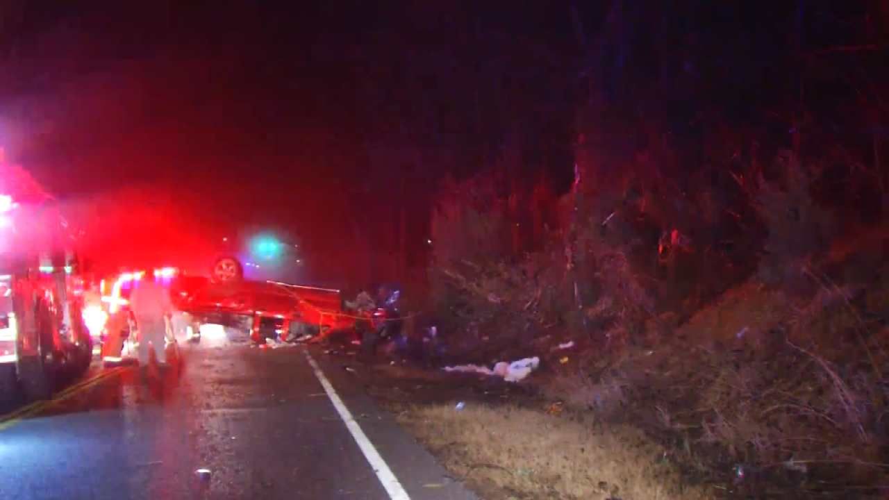 Driver Not Injured In Tulsa Rollover Crash