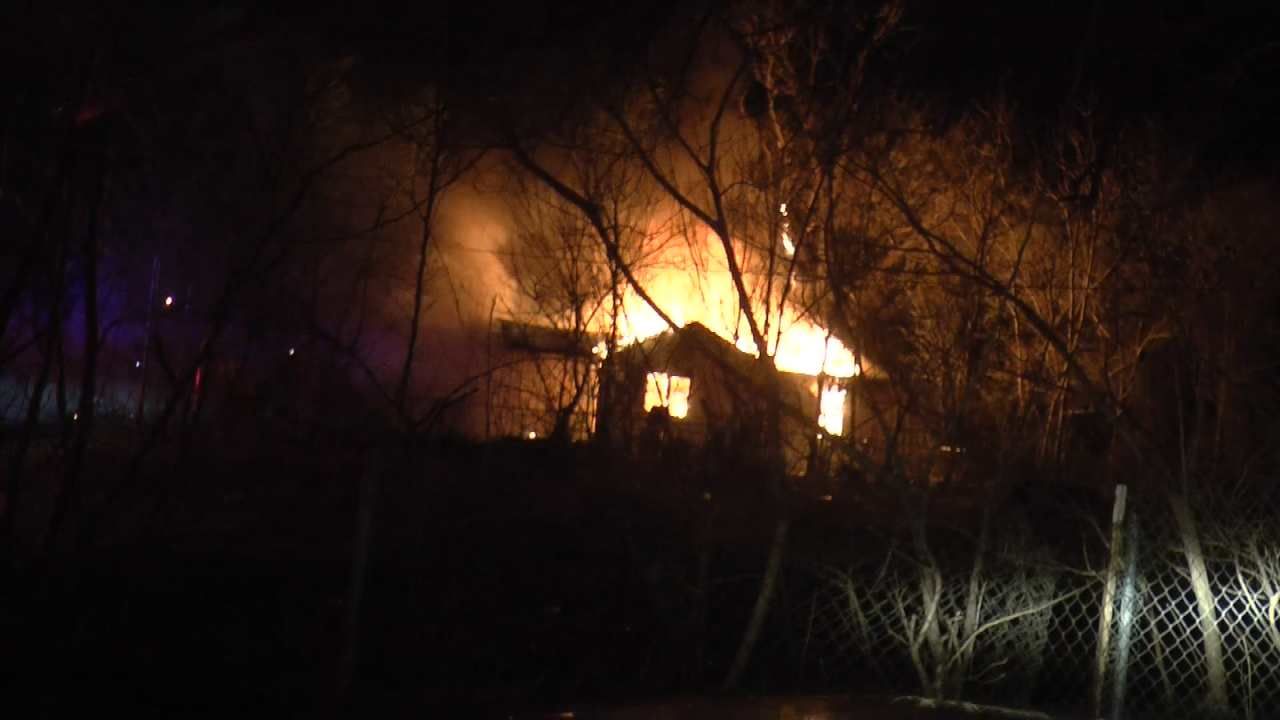 Tulsa Firefighters Investigate Arson In Double House Fire