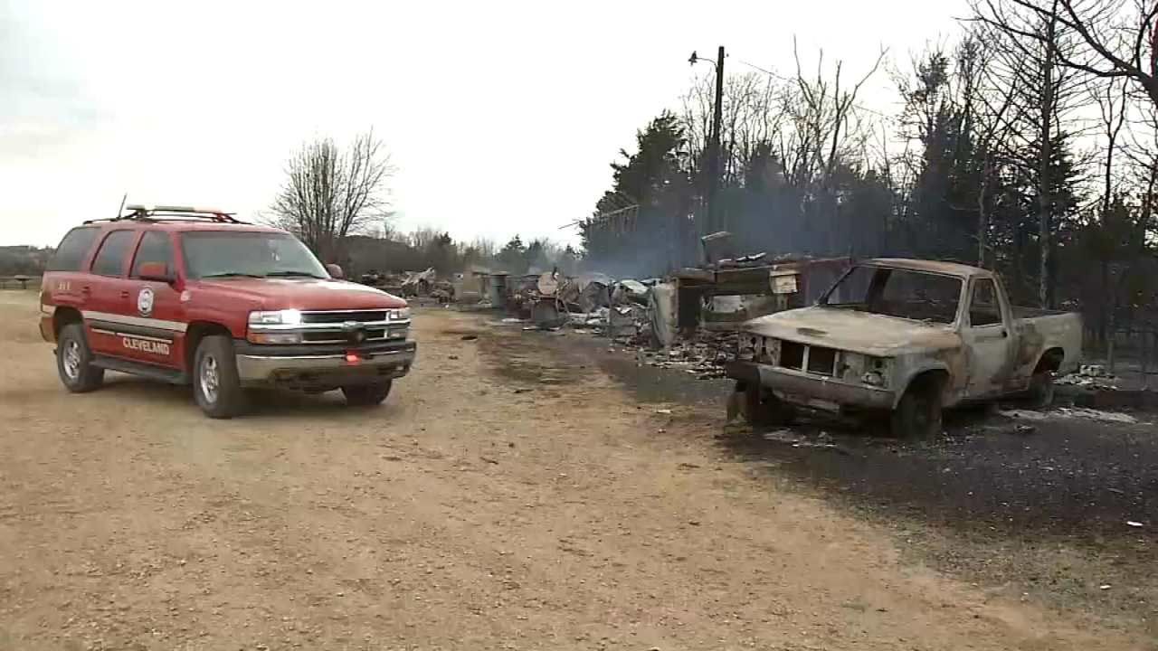 Cleveland Grassfire Accidentally Ignited By 'Burn Pile,' Fire Marshal Says