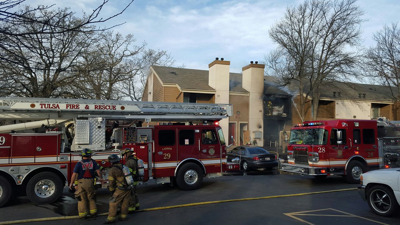 Fire Damages South Tulsa Apartment