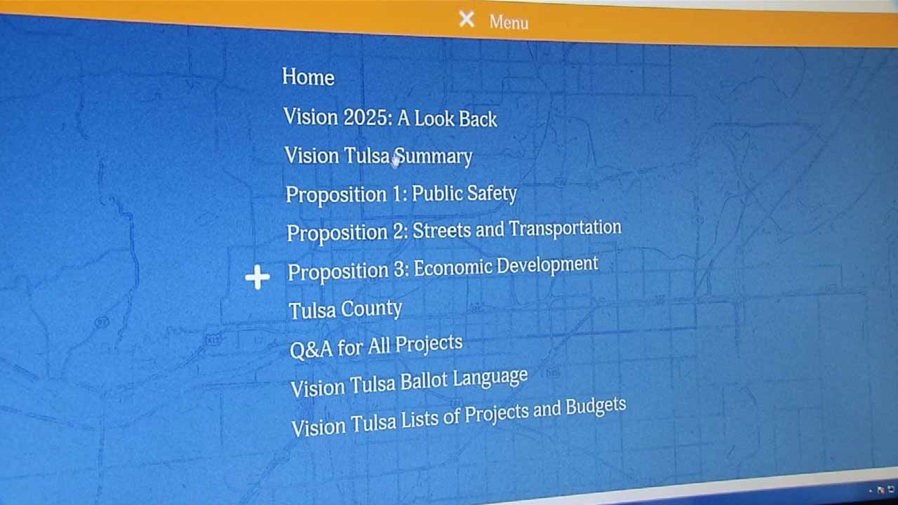 Vision Tulsa Tax Extension Broken Into Three Individual Parts