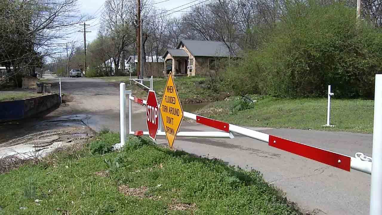 City Of Tahlequah Hopes Permanent Barriers Keep Drivers Safe During Floods