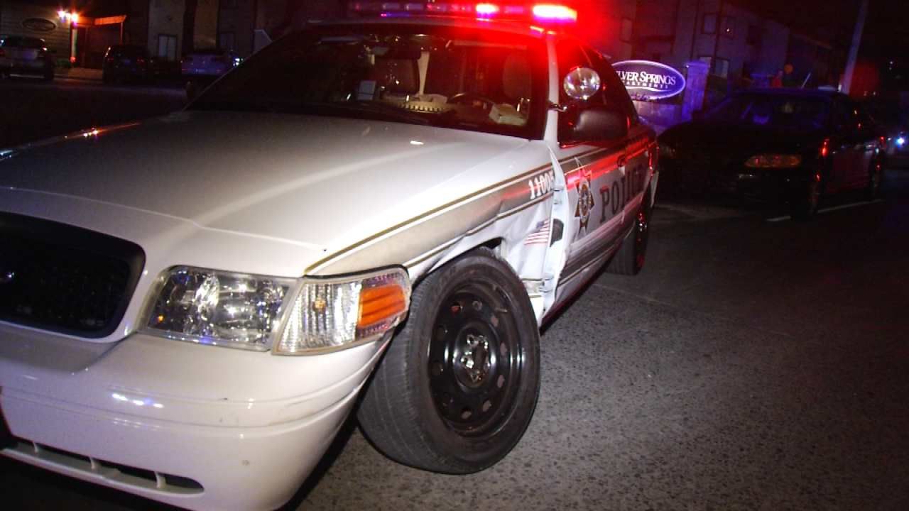 Tulsa Police Officer Involved In Injury Crash