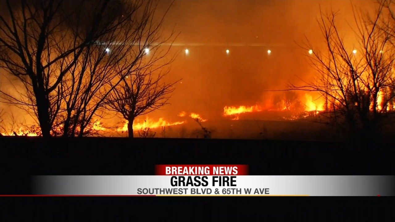 Firefighters Believe Train Sparked Tulsa County Grass Fire