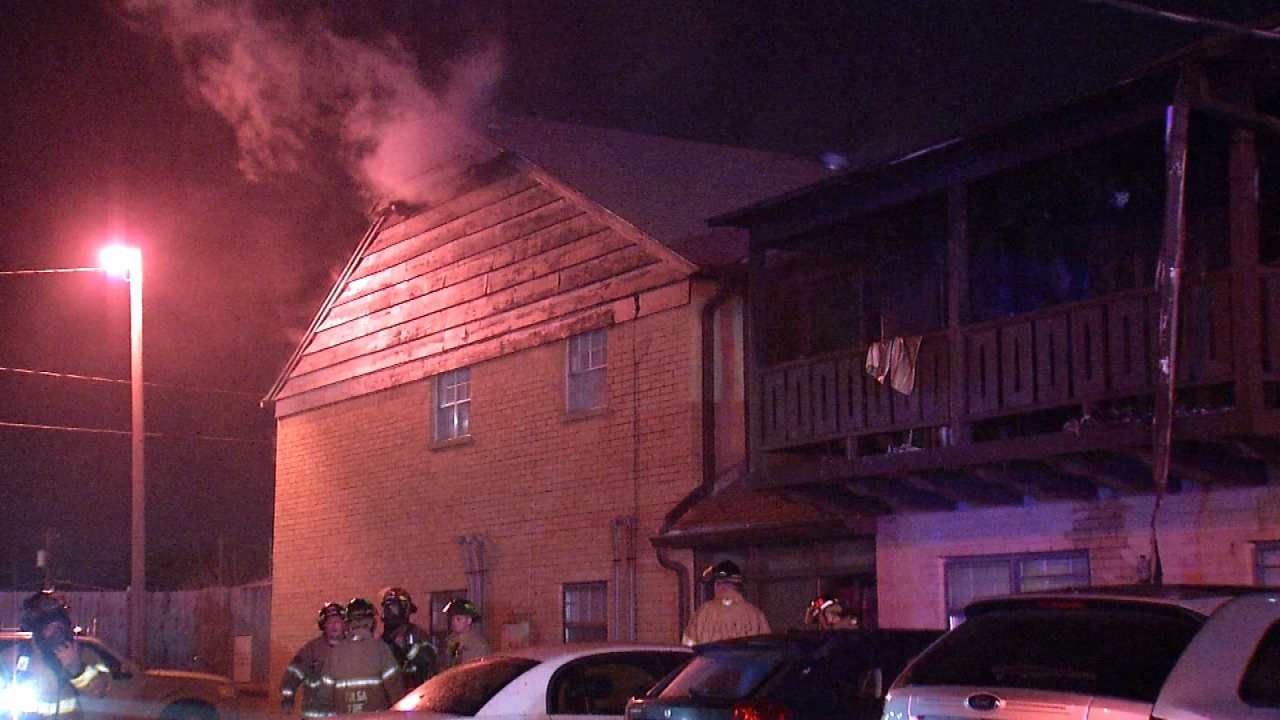Firefighters Battle Brookside Apartment FIre