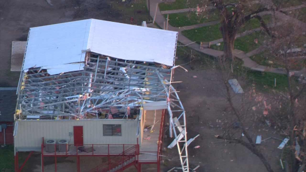 Tornado Damages Tulsa Businesses