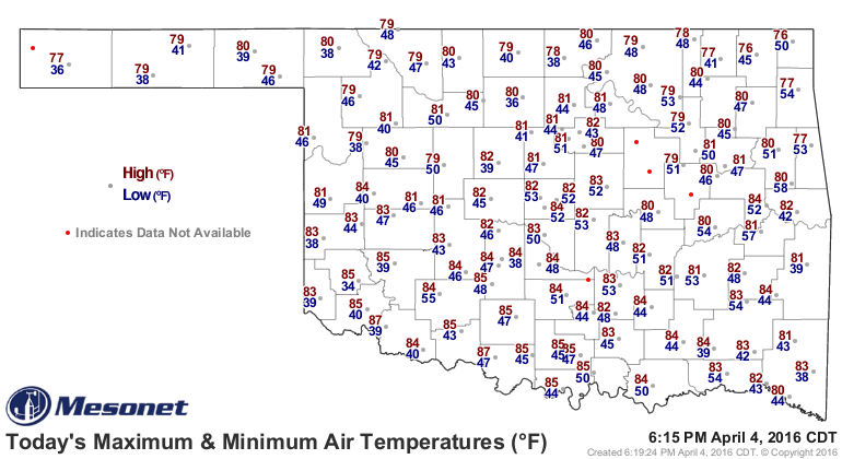 Warm And Windy Tuesday