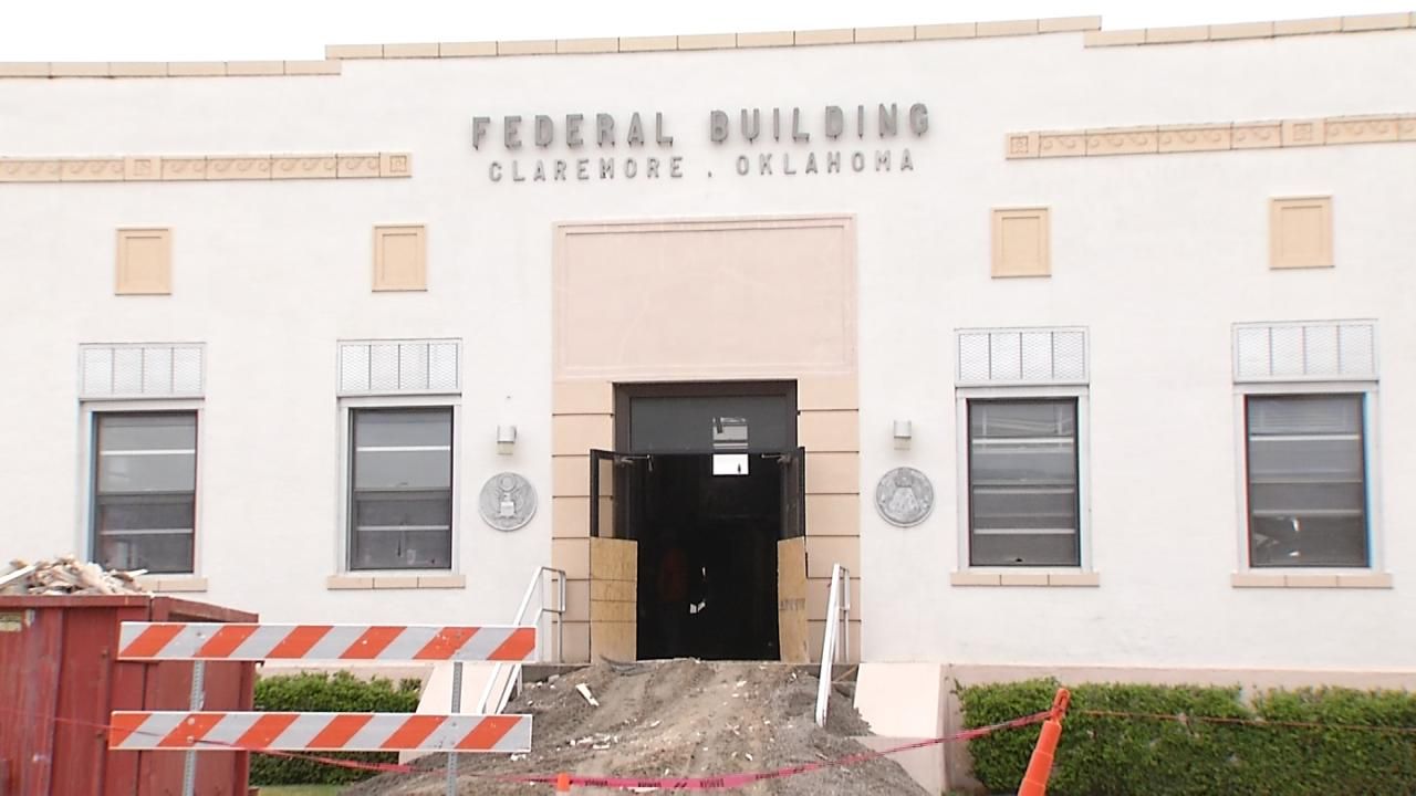 Claremore's Federal Building Being Restored To 1935 Glory