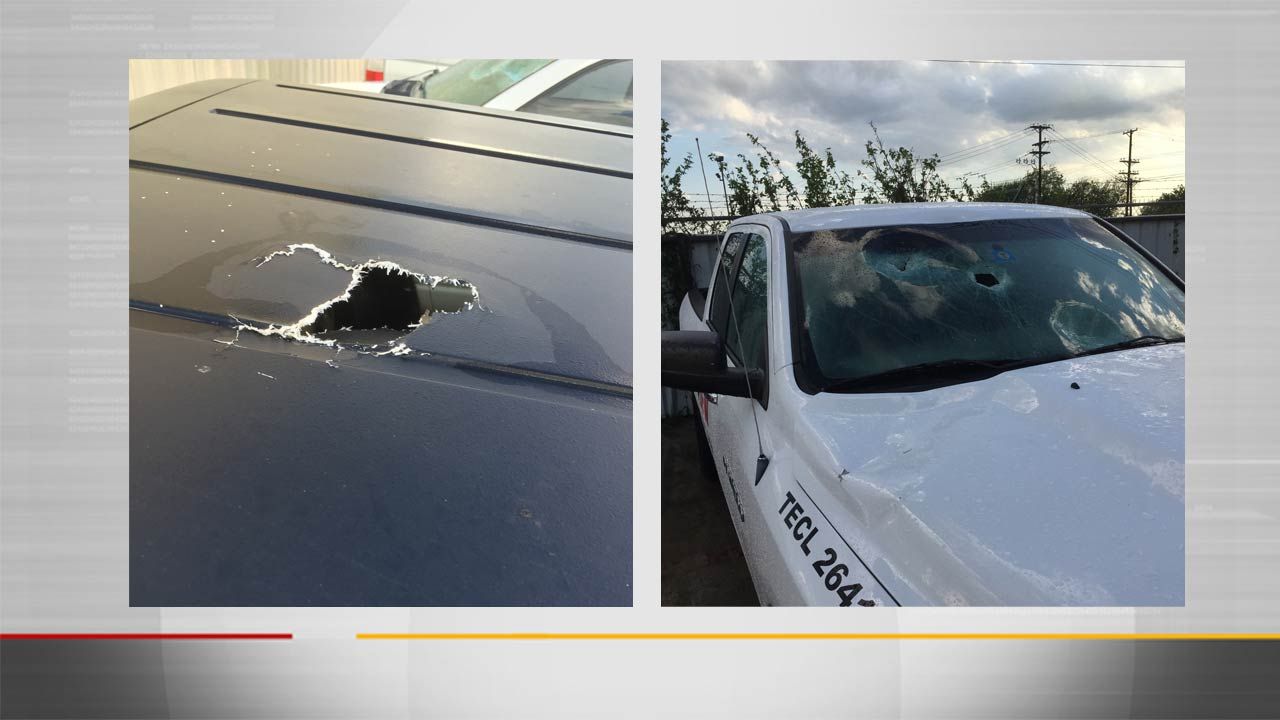 Oklahoma Native Witnesses Wild Texas Hail Storm