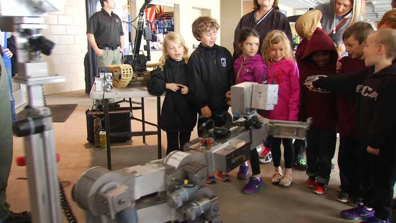 Rain Dampens Activities, Not Enthusiasm, At ONEOK Field's STEM Day