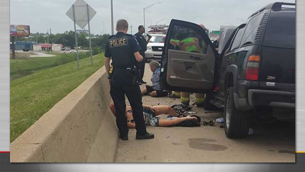 Police Chase Ends In Tulsa Wrong-Way Crash On Highway 169