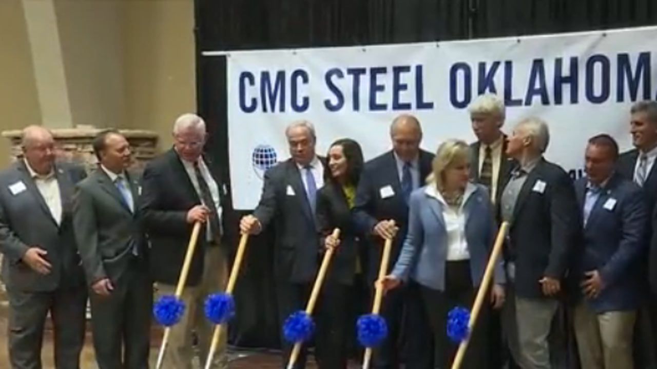 Ground Broken For New Steel Mill In Durant