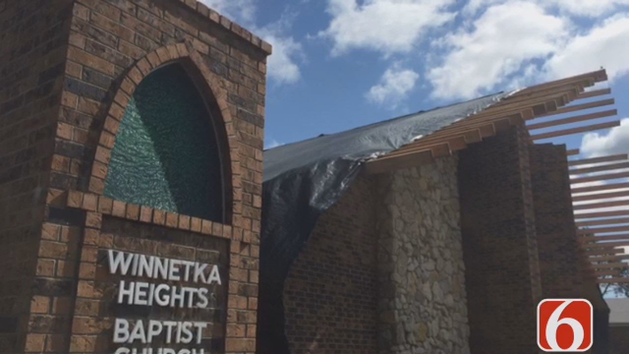 Tornado Doesn't Keep Tulsa Church From Worship