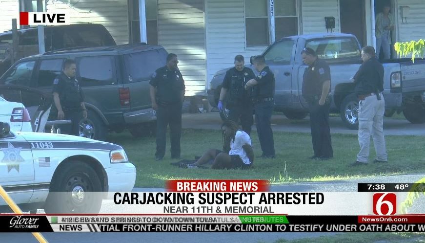 Tulsa Police Catch Suspect In Morning Crime Spree