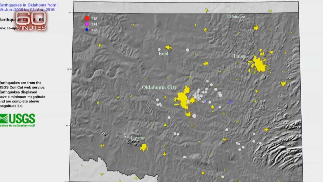 CBS's 60 Minutes Looks At Oklahoma's Earthquake Epidemic