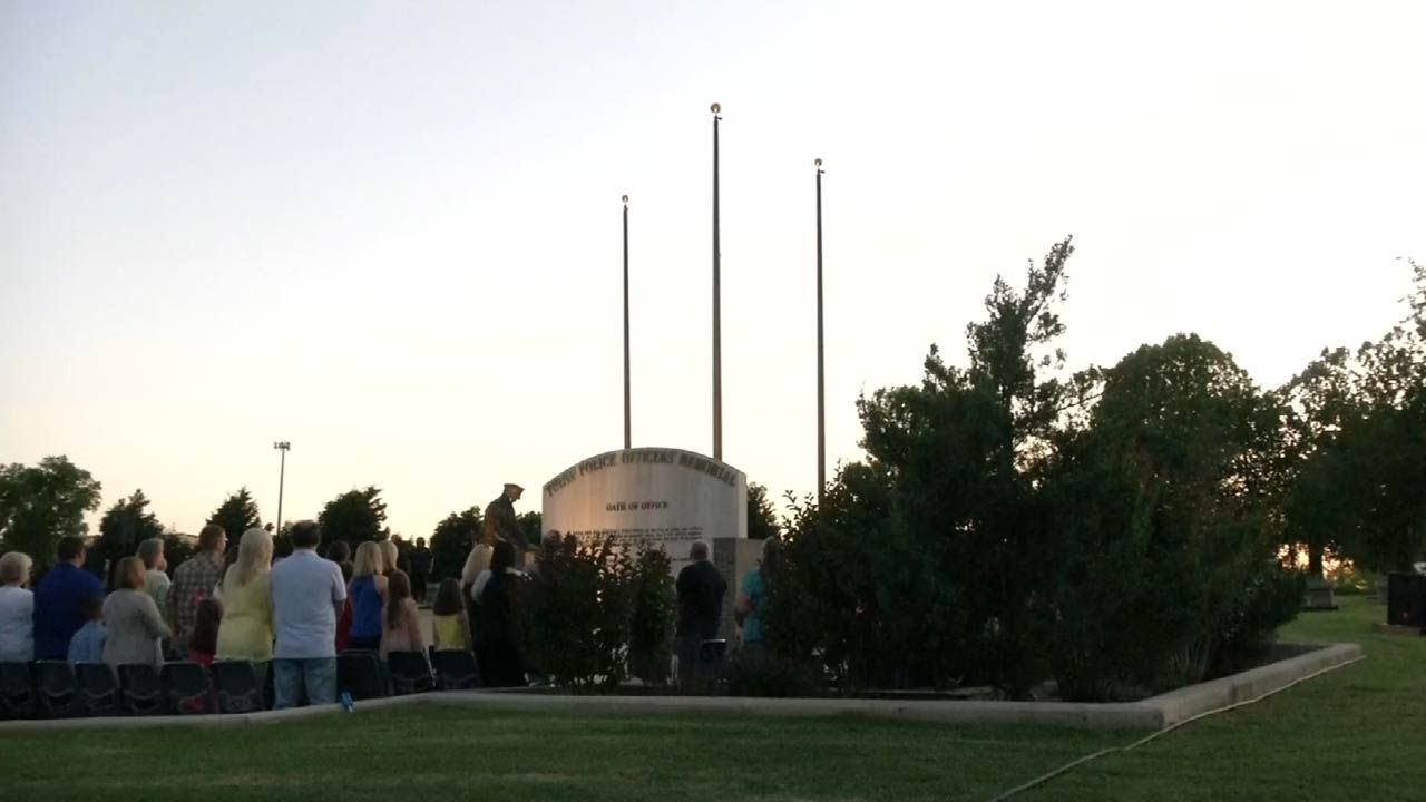 TPD Holds Vigil To Remember Fallen Officers