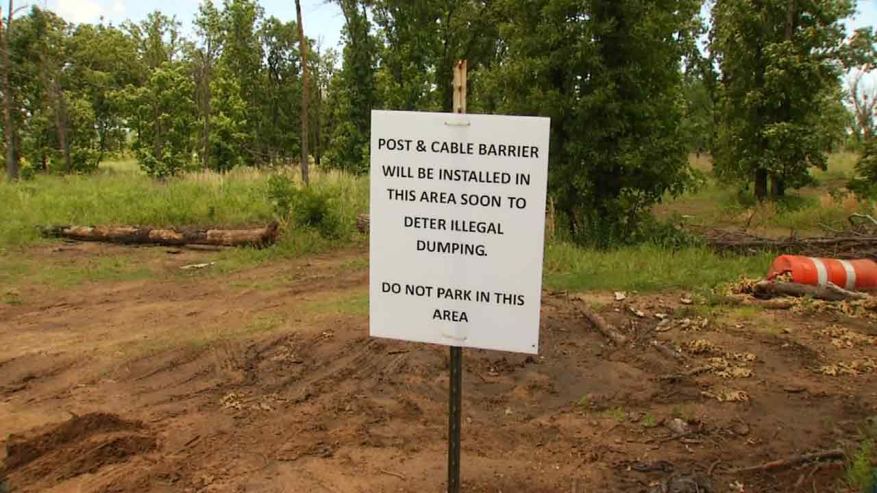 River Parks Adding Fencing Around Turkey Mountain To Stop Illegal Dumping