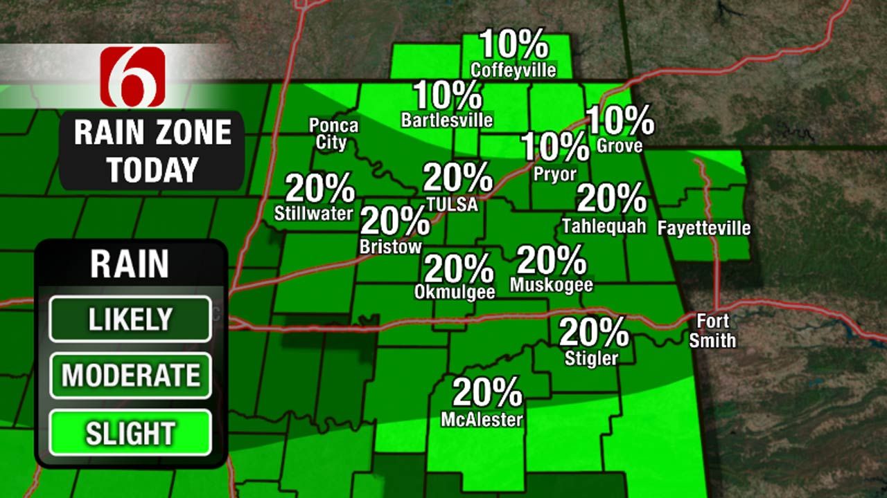 Cool And Wet For The Weekend Across Eastern Oklahoma