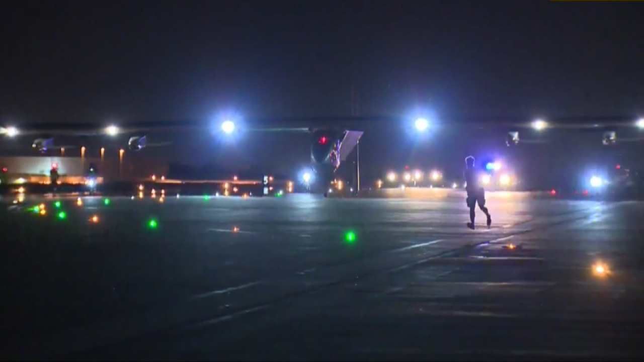 Crowds Fill Tulsa Airport To Get Glance At Solar-Powered Plane
