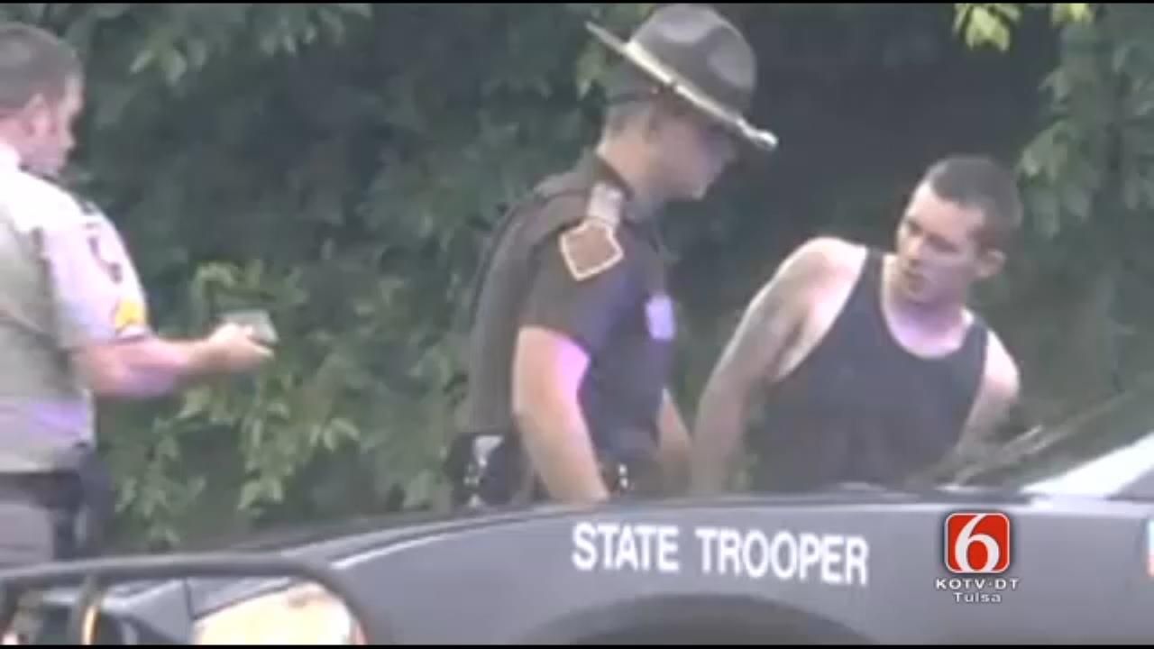 OHP: Creek County Man Arrested After Crashing Two Vehicles