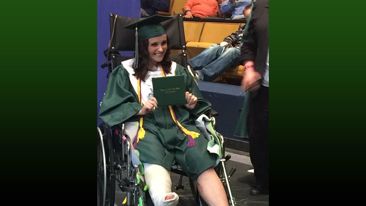 Edison Student Crushed By Concrete Pillars Graduates With Class Of 2016