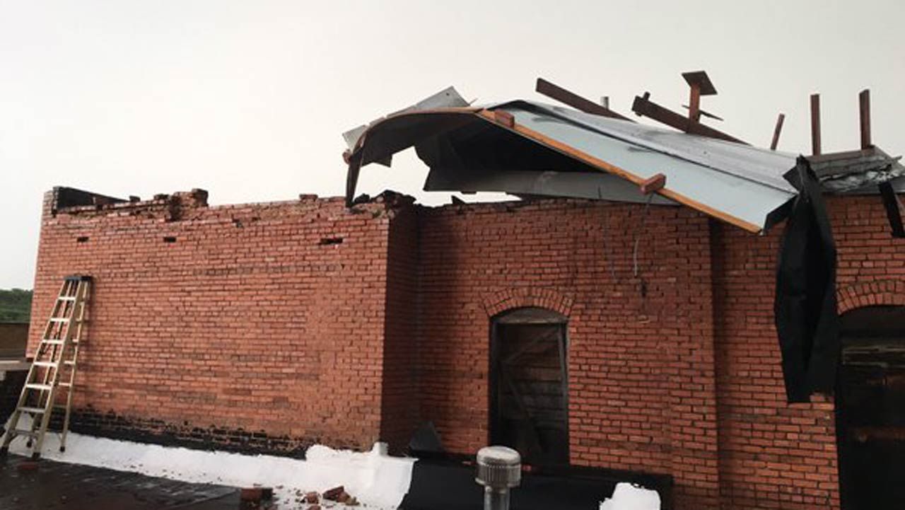 Sapulpa Businesses Damaged By Wind, Rain