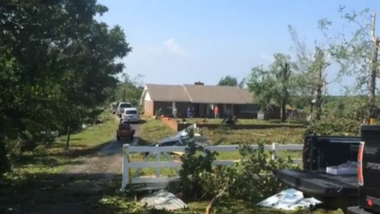 Bristow Tornado Rated EF1, Cleanup Underway