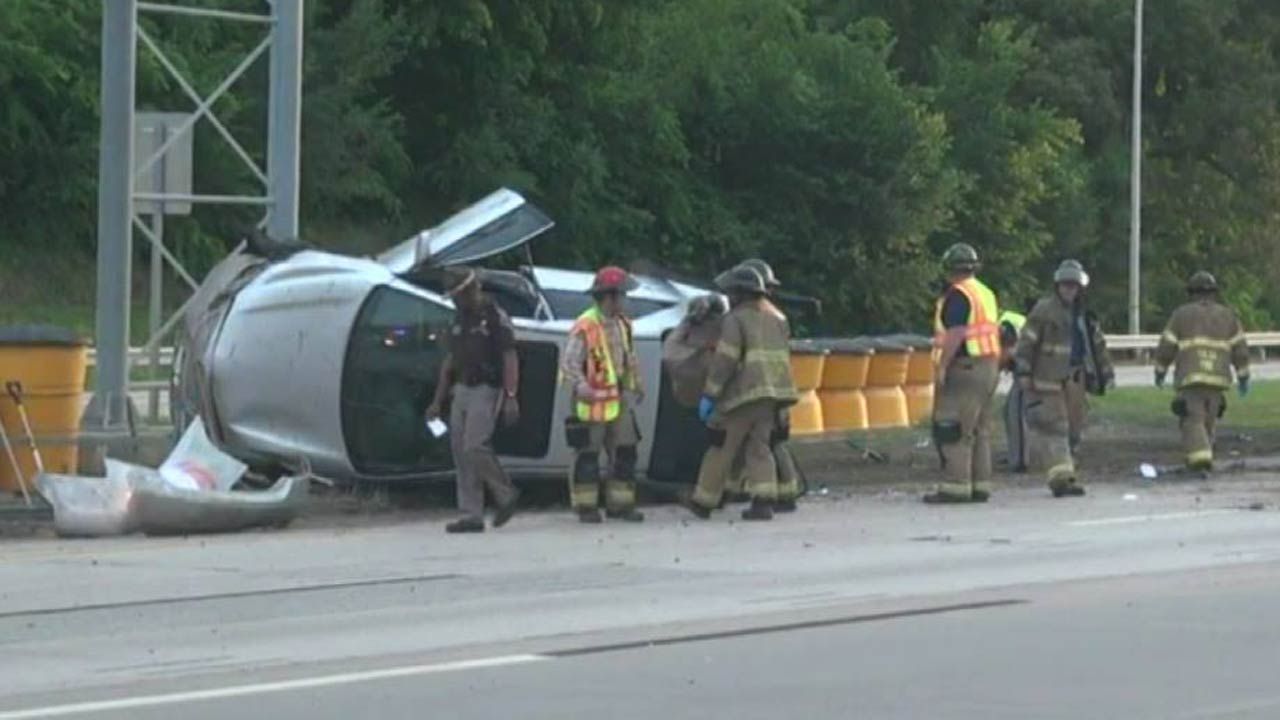 Driver Rolls Car On Sand Springs Highway, Runs Away