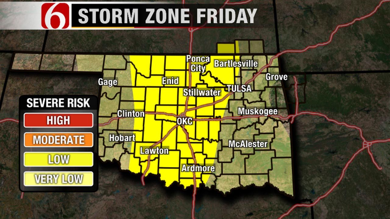 Storms Could Develop Across Green Country