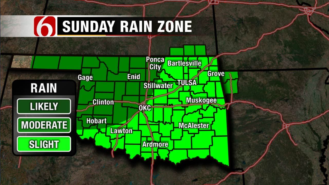 Showers Could Return Sunday And Monday