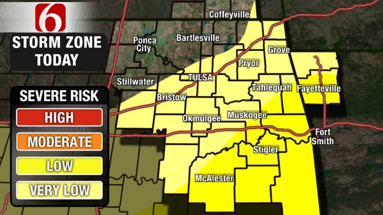 More Thunderstorms Possible In Eastern Oklahoma