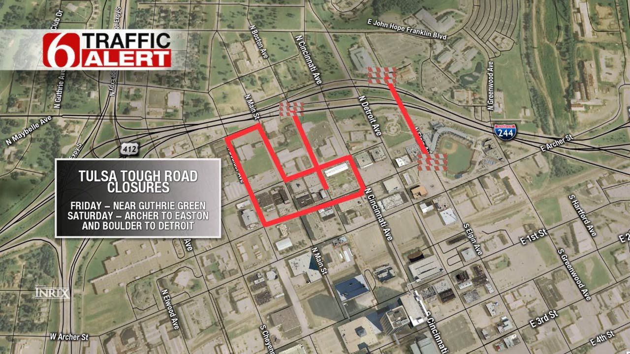 Many Downtown Streets To Close For Tulsa Tough