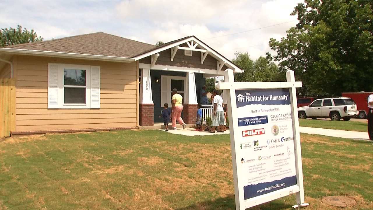 Mother Of Two Gets Keys To New Tulsa Habitat Home