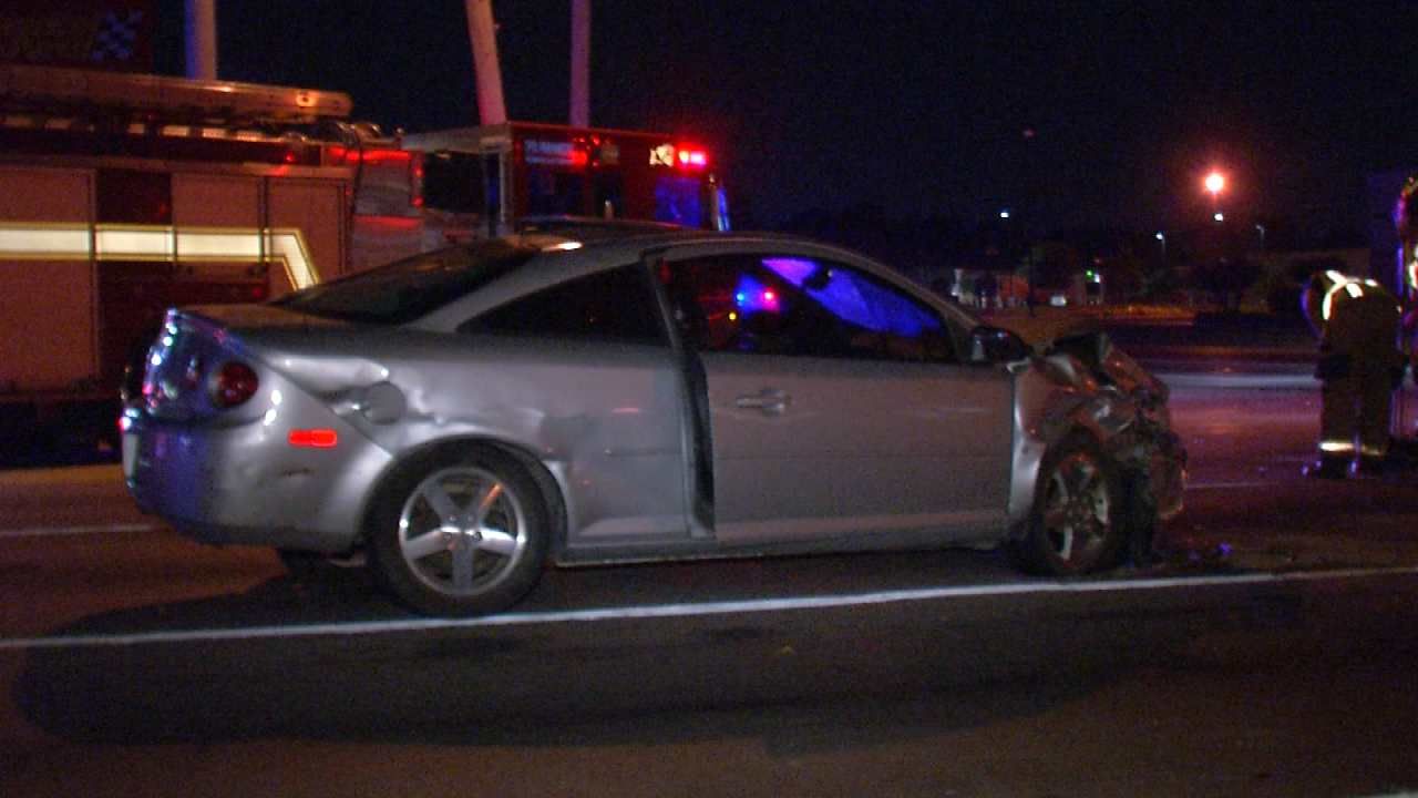 Tulsa Police: Driver Crashes After Shots Fired At Her Car