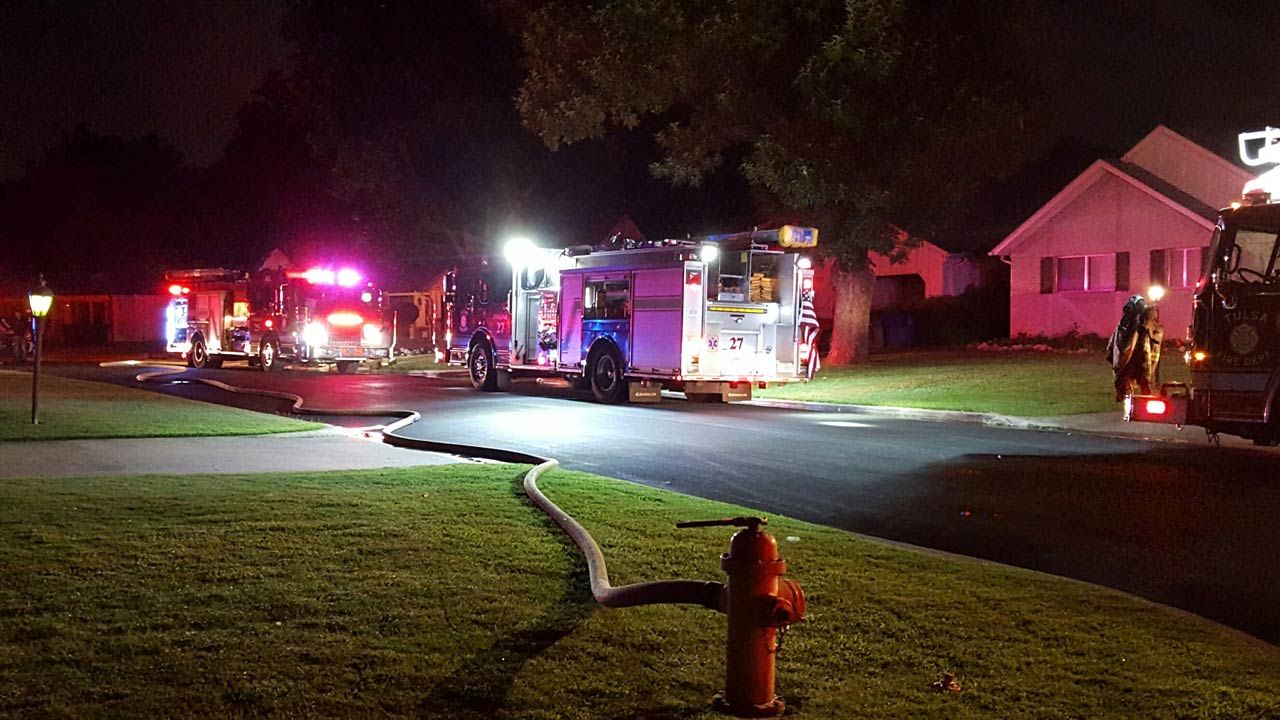 Fire Destroys Back Bedroom Of A Tulsa Home