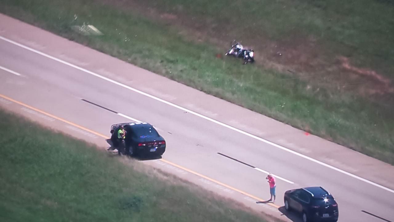 Couple Hurt When Pickup Hits Motorcycle Near Collinsville