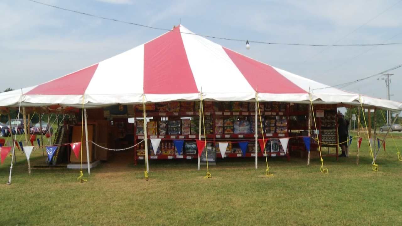 Thieves Caught On Camera Stealing From Owasso Fireworks Stand