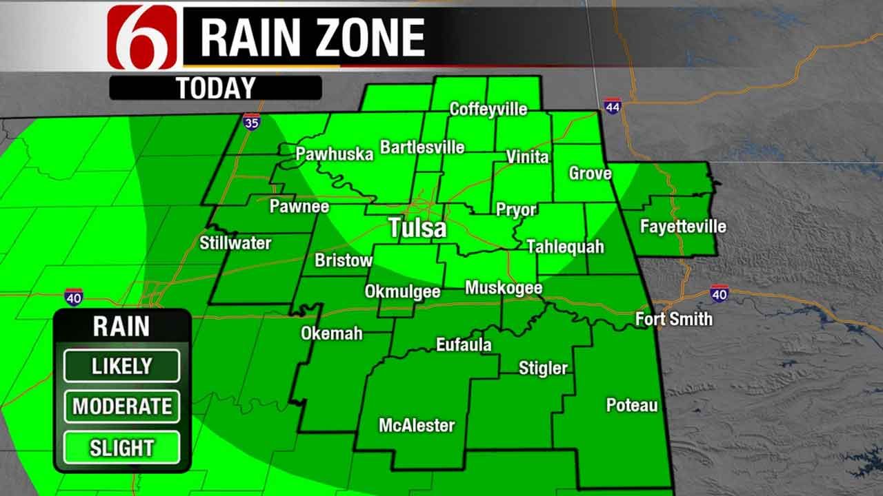 Chance Of Rain In Forecast Daily For Green Country