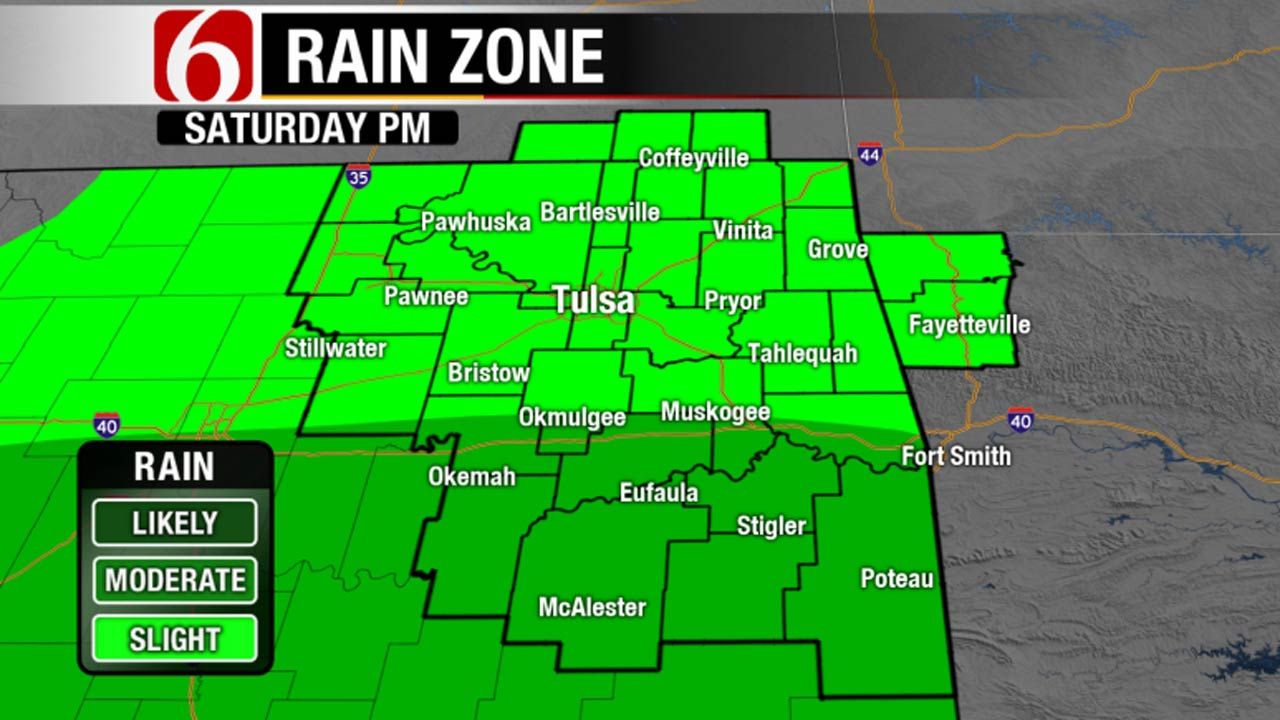 Storms With Heavy Rain, Lightning Move Across Eastern Oklahoma