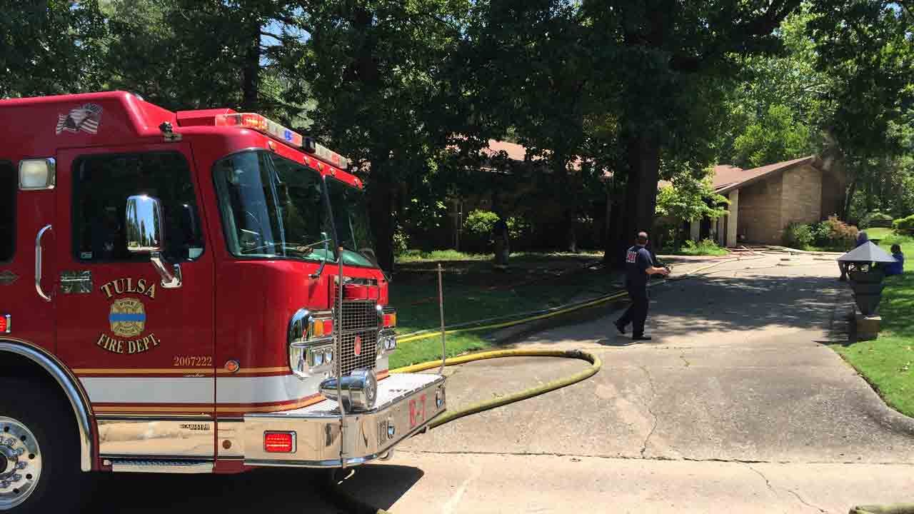Elderly Couple Escapes Tulsa House Fire