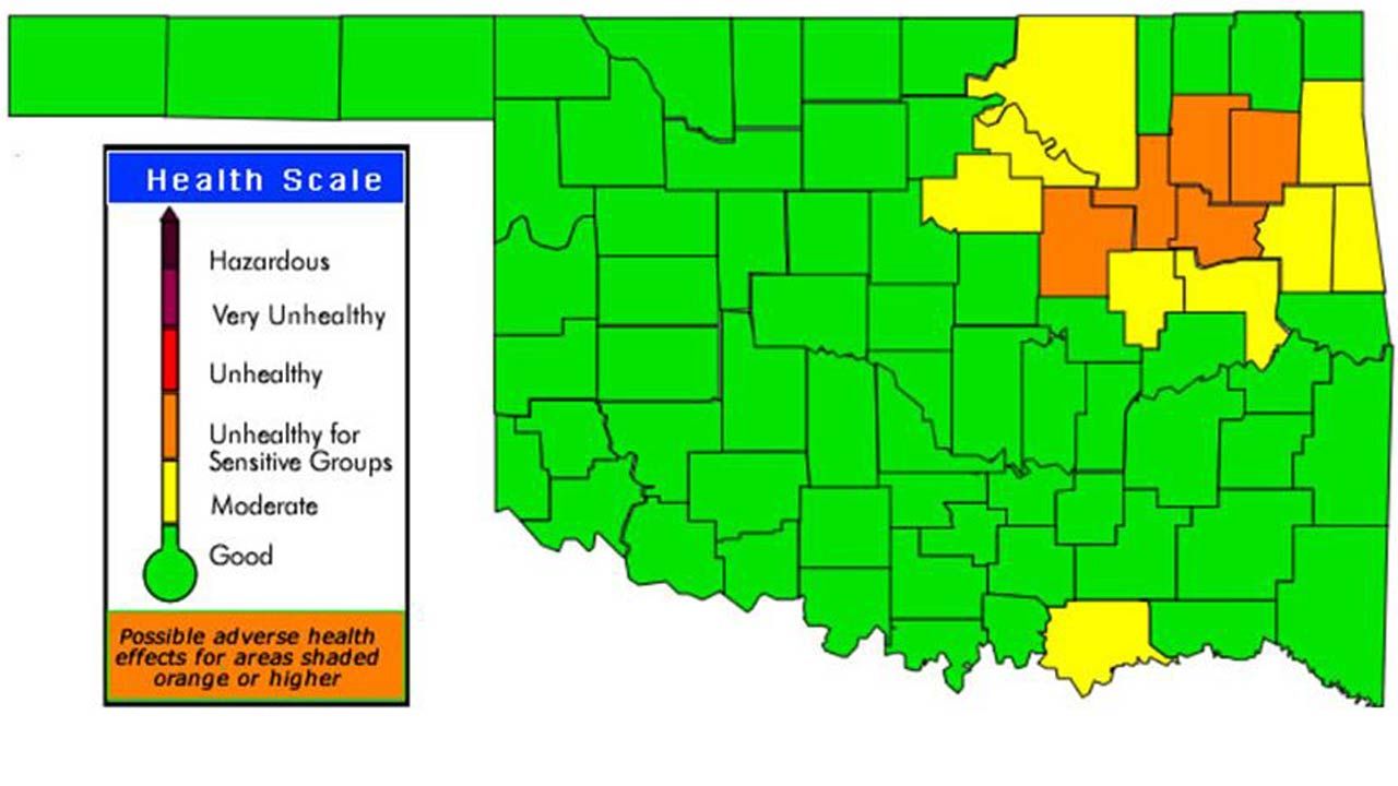 Ozone Alert Issued For Parts Of NE Oklahoma