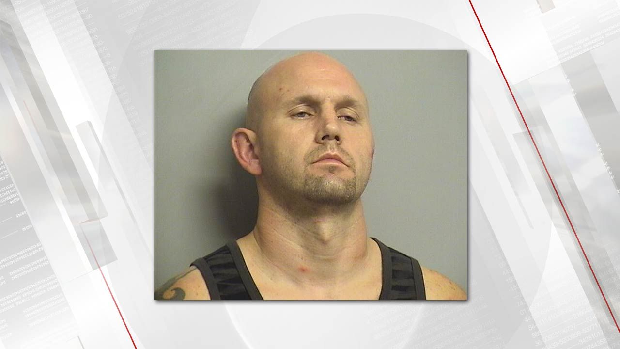 Glenpool Police Capture Felon They Say Ran From Fiery Wreck