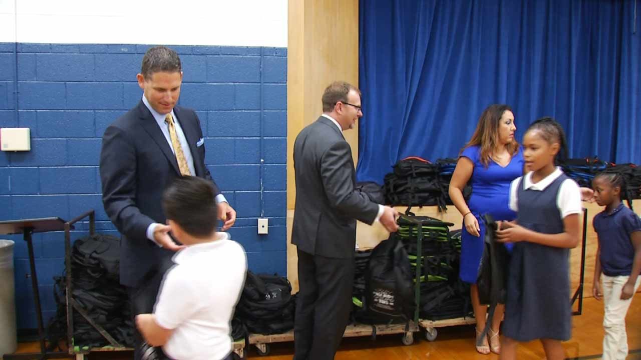 Law Firm Donates School Supplies To Tulsa Students