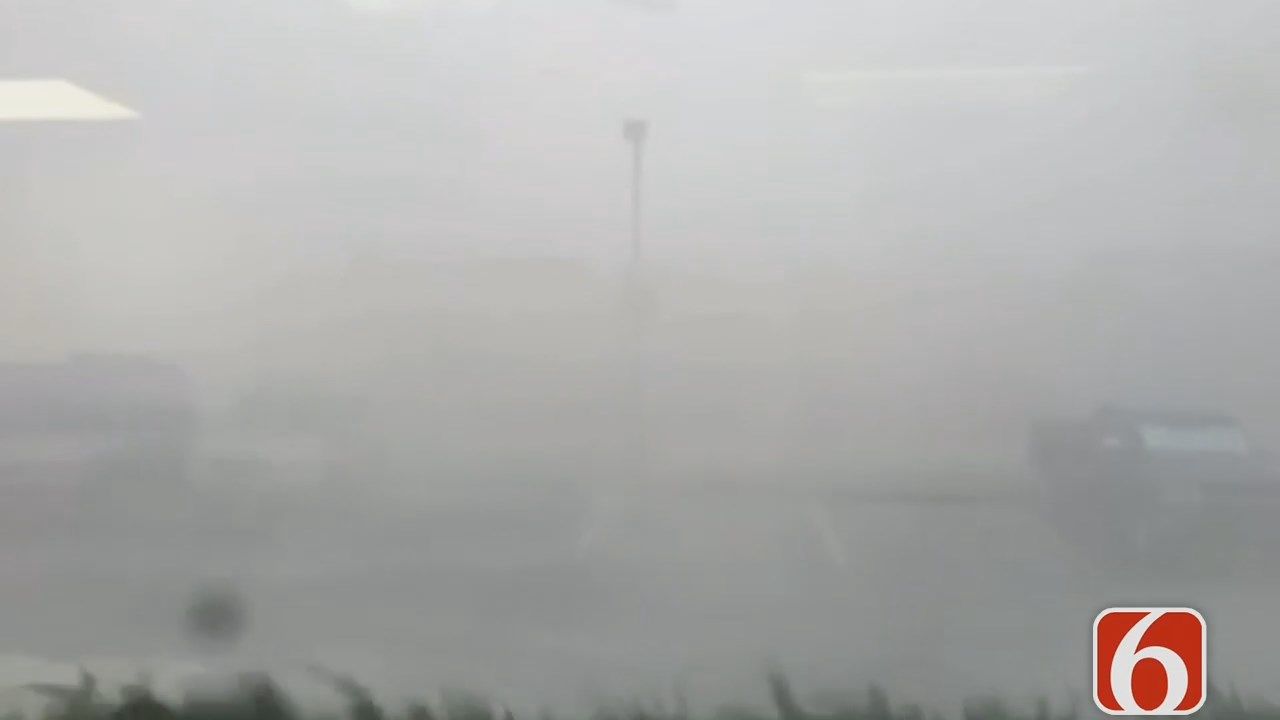 Microburst Blasts Broken Arrow With Rain, Wind