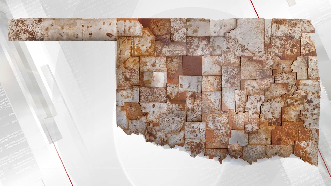 Oklahoma Artist Creates Unique State Sculpture