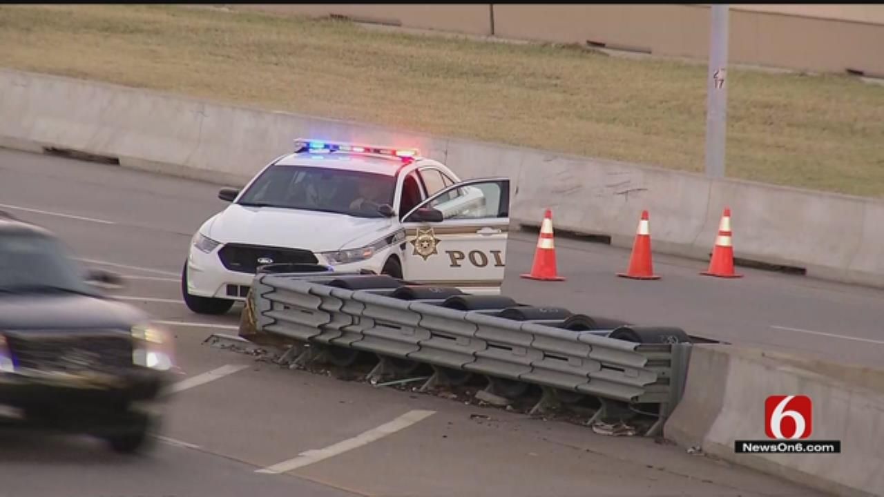 Motorcyclist Thrown From Bridge In Tulsa Wreck