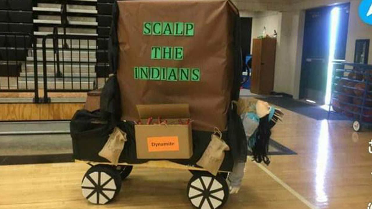 Coweta Schools Issues Apology For 'Scalp The Indians' Float
