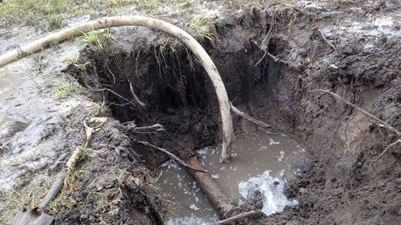 Crews Repair Beggs Water Line Break, Restoring Water Service